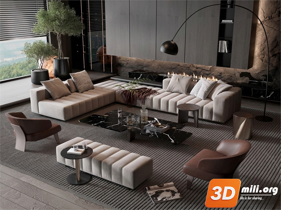 Sofa Minotti Skp Files 